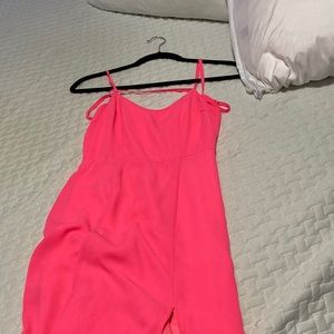 Neon pink Superdown dress
